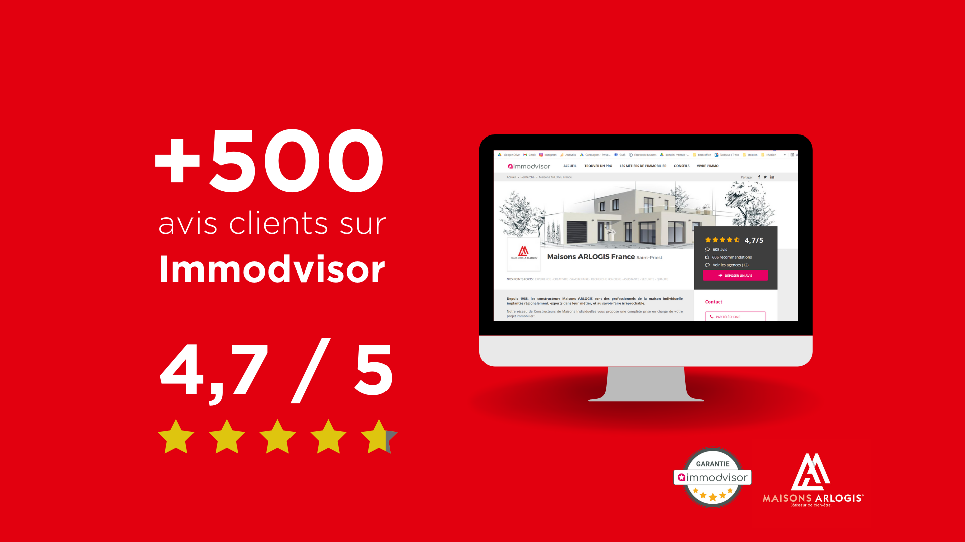 avis clients sur Immodvisor 2 ans